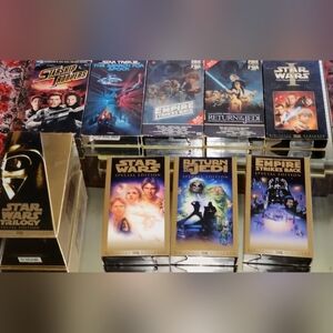 Star Wars Vhs Tape Lot